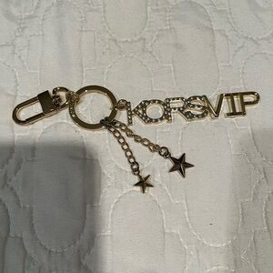 Michael Kors Gold Keychain with Stars